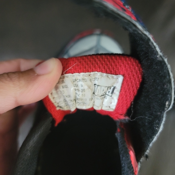 Spiderman Kids Shoes Size 9 - Picture 6 of 6